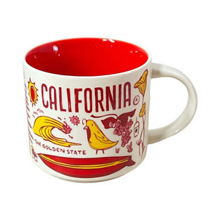 Starbucks‎ Coffee CALIFORNIA ~Been There Series, Across Globe CUP MUG 14 oz